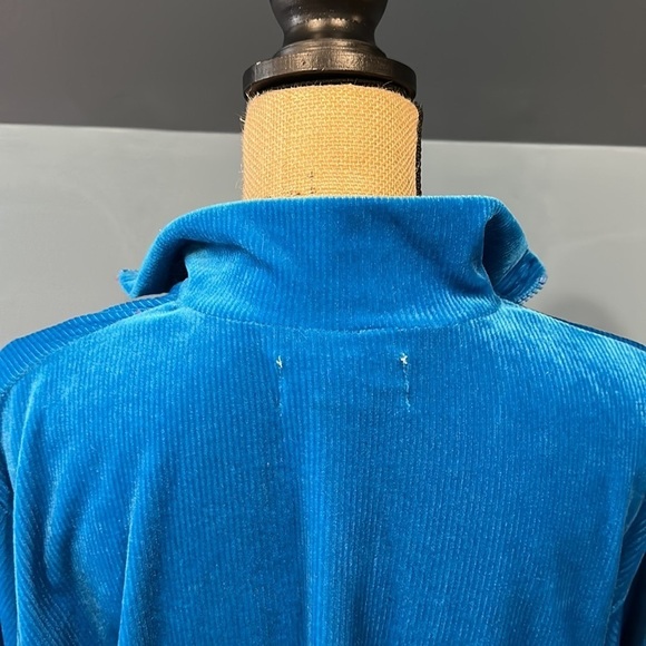 Vintage C.S.T velour quarterzip top size 1X women’s - Picture 5 of 6